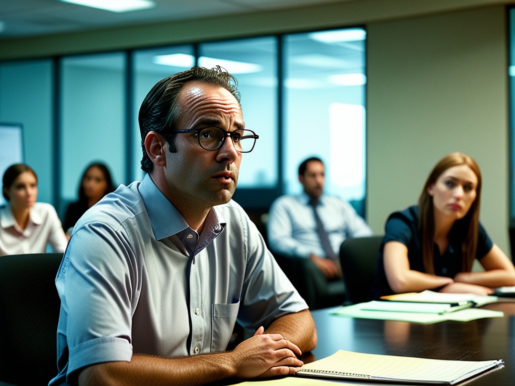 El momento en el que te llaman por tu nombre en una reunión y no estabas escuchando
